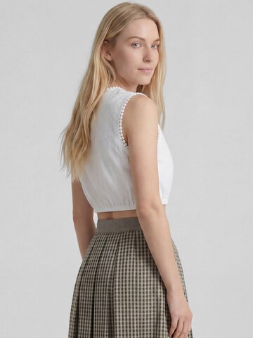 Blouse folklorique 'Kandis' SPIETH & WENSKY en blanc