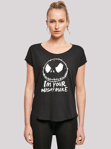 F4NT4STIC Shirt 'Disney Nightmare Before Christmas Nightmare Splatter' in Schwarz: Vorderseite