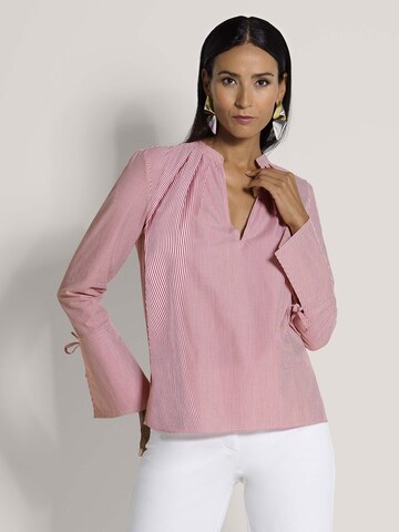 MADELEINE Blouse in Rood: voorkant