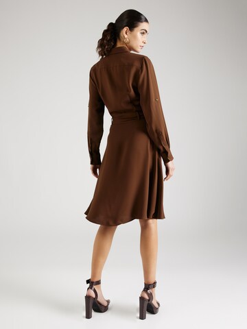 Lauren Ralph Lauren Shirt Dress 'KARALYNN' in Brown