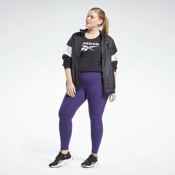 Reebok Skinny Sporthose in Lila