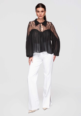 Ombre Blouse 'OW-TS-E0026' in Black