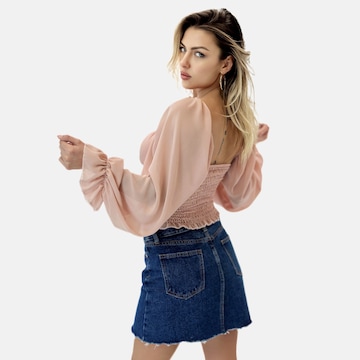 Elara Blouse in Pink