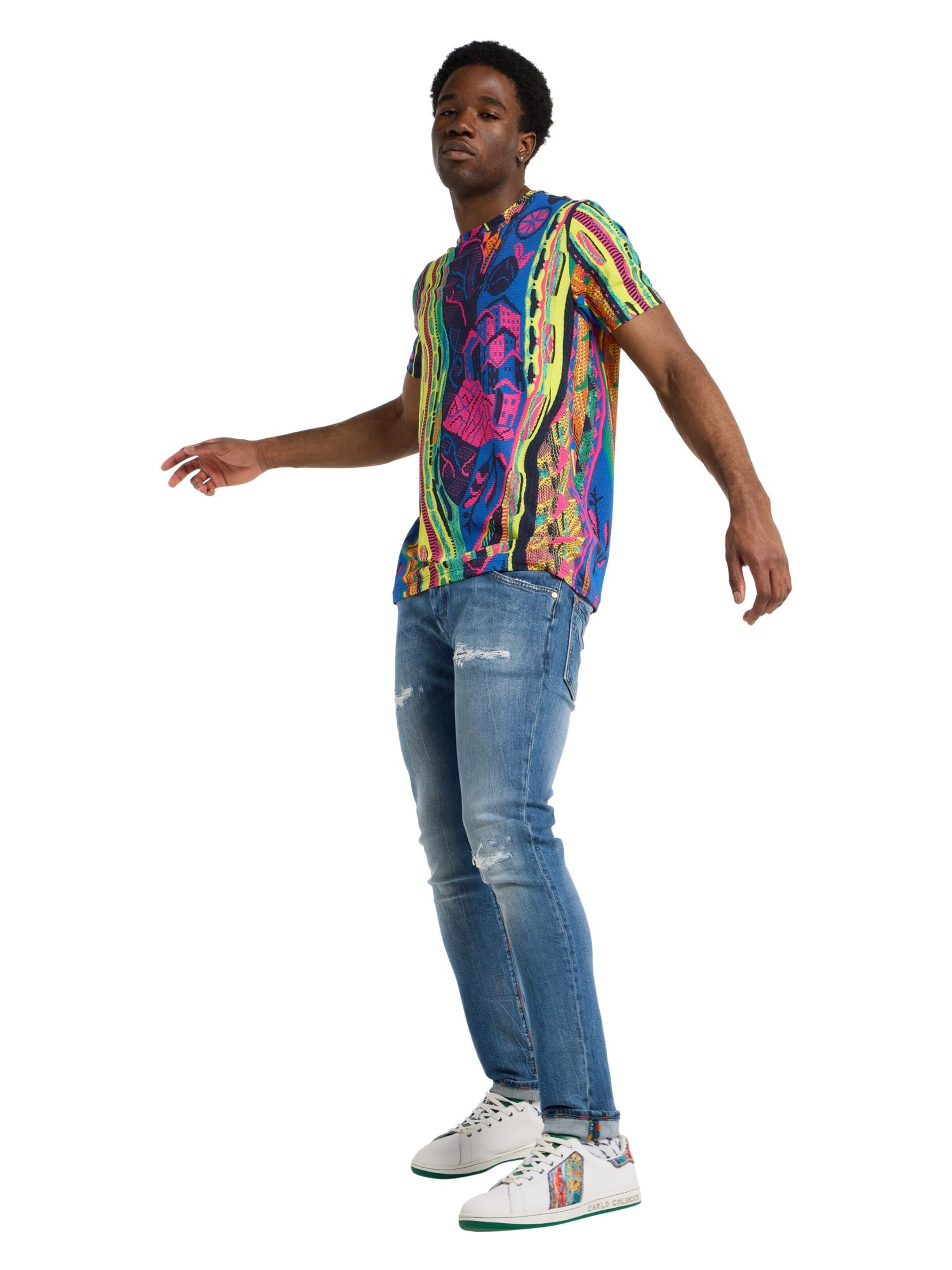 Carlo Colucci Shirt 'Einhaeuserer' in Blue