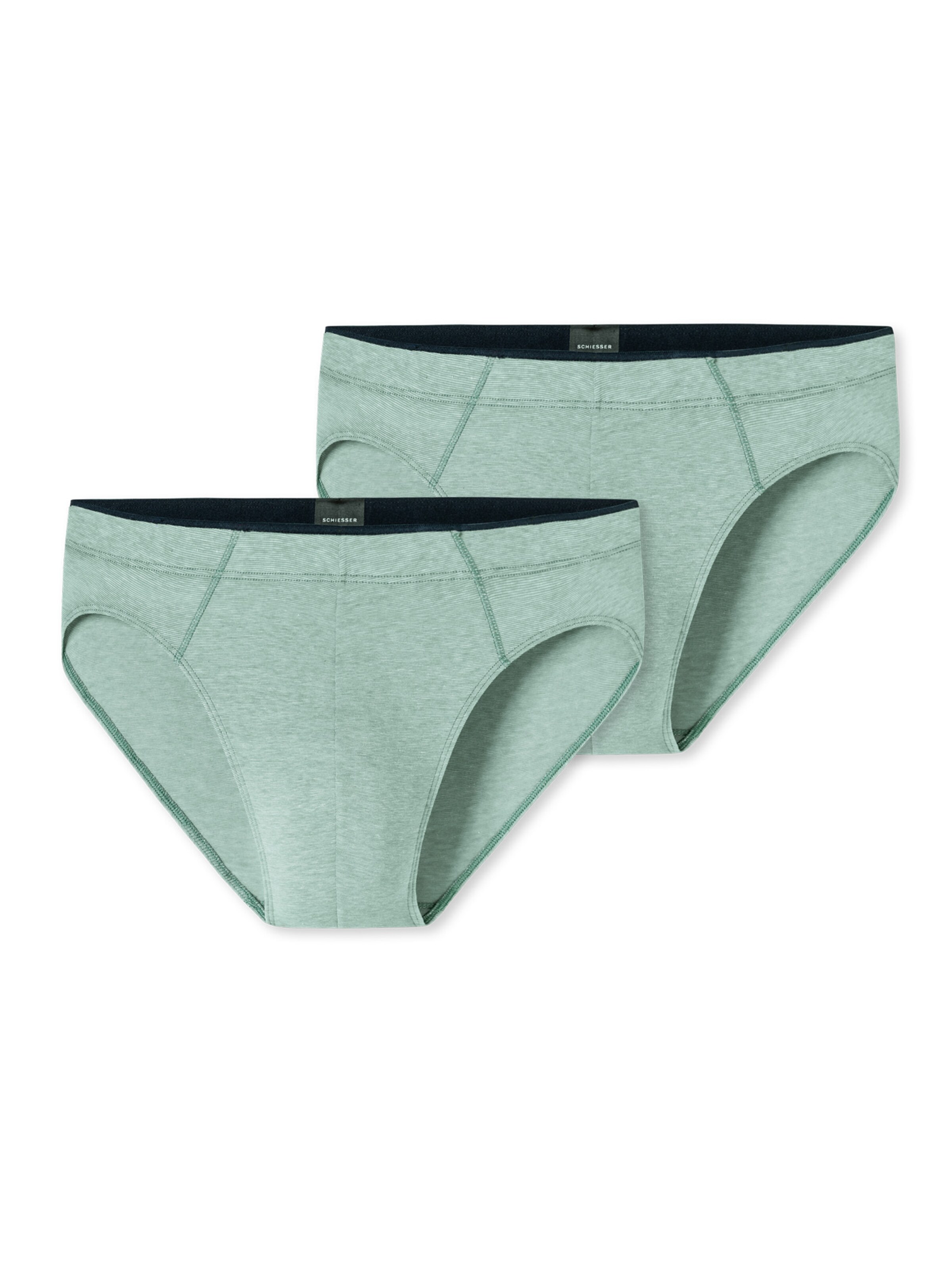 SCHIESSER Slip ' 95/5 Originals ' in Groen: voorkant