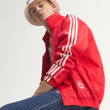 Veste mi-saison 'Coca Cola Classic Firebird' ADIDAS ORIGINALS en rouge