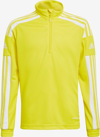 ADIDAS PERFORMANCE Sportief sweatshirt 'Squadra 21' in Geel: voorkant