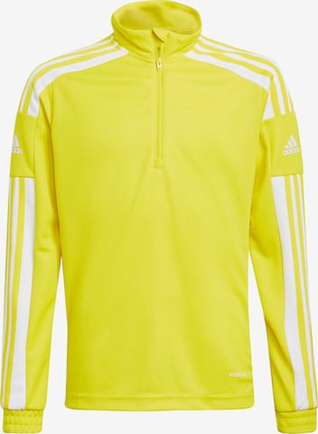 ADIDAS PERFORMANCE Athletic Sweatshirt 'Squadra 21' in Yellow: front