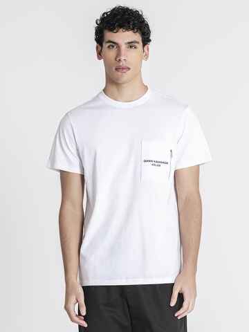 Gianni Kavanagh T-Shirt in Weiß: Vorderseite