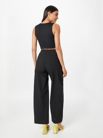 Wide Leg Pantalon 'SLOW' HOPE en noir