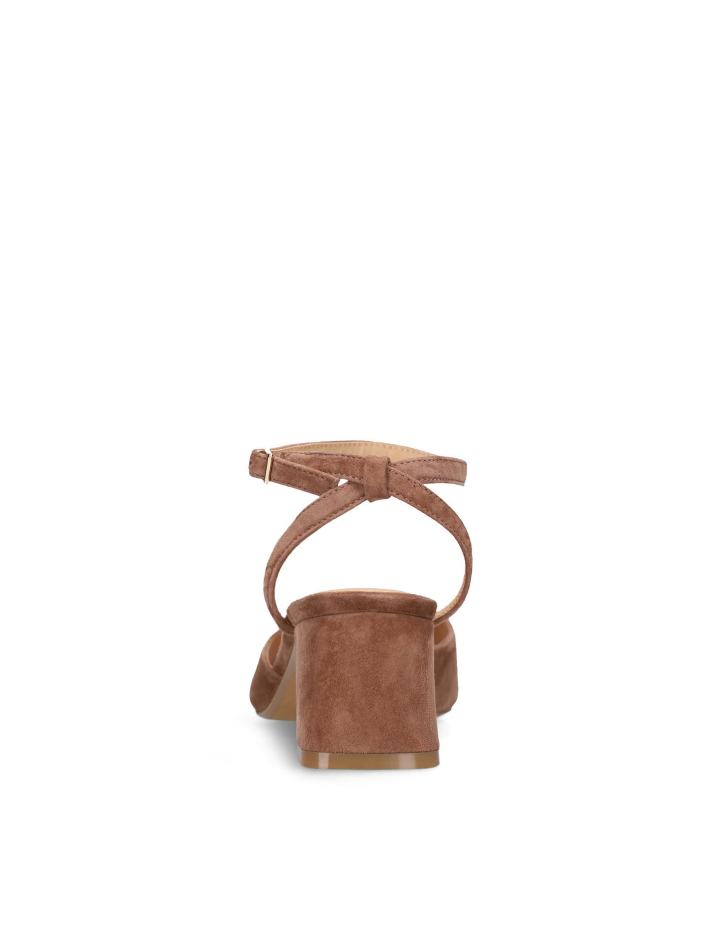 MANFIELD Sandale in Braun