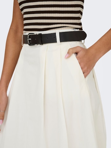 Jupe 'ONLZora' ONLY en blanc