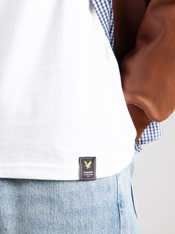 Lyle & Scott Футболка 'Clamp' в Белый