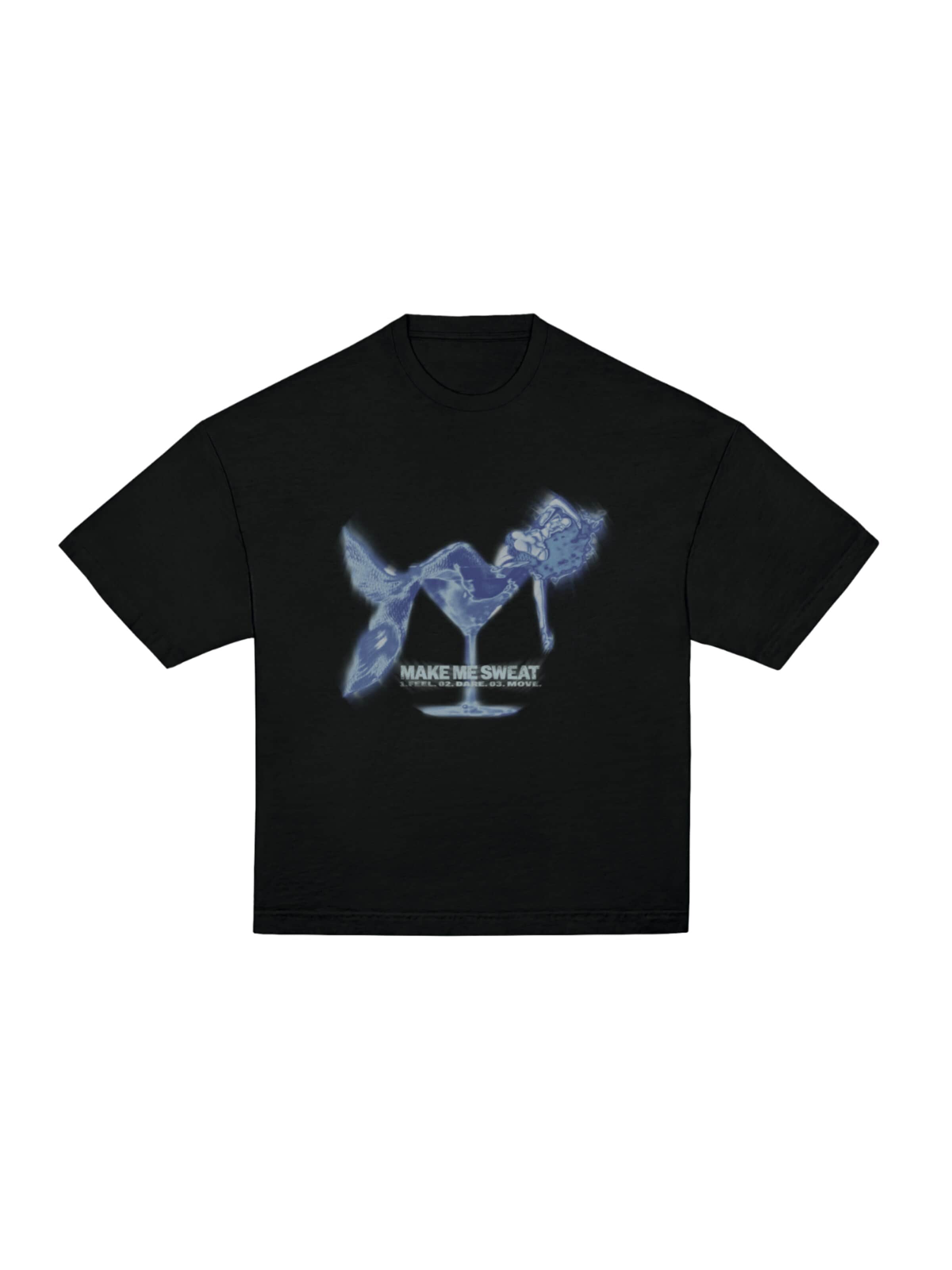 EKCENTRIK Oversized shirt 'Martini' in Black: front