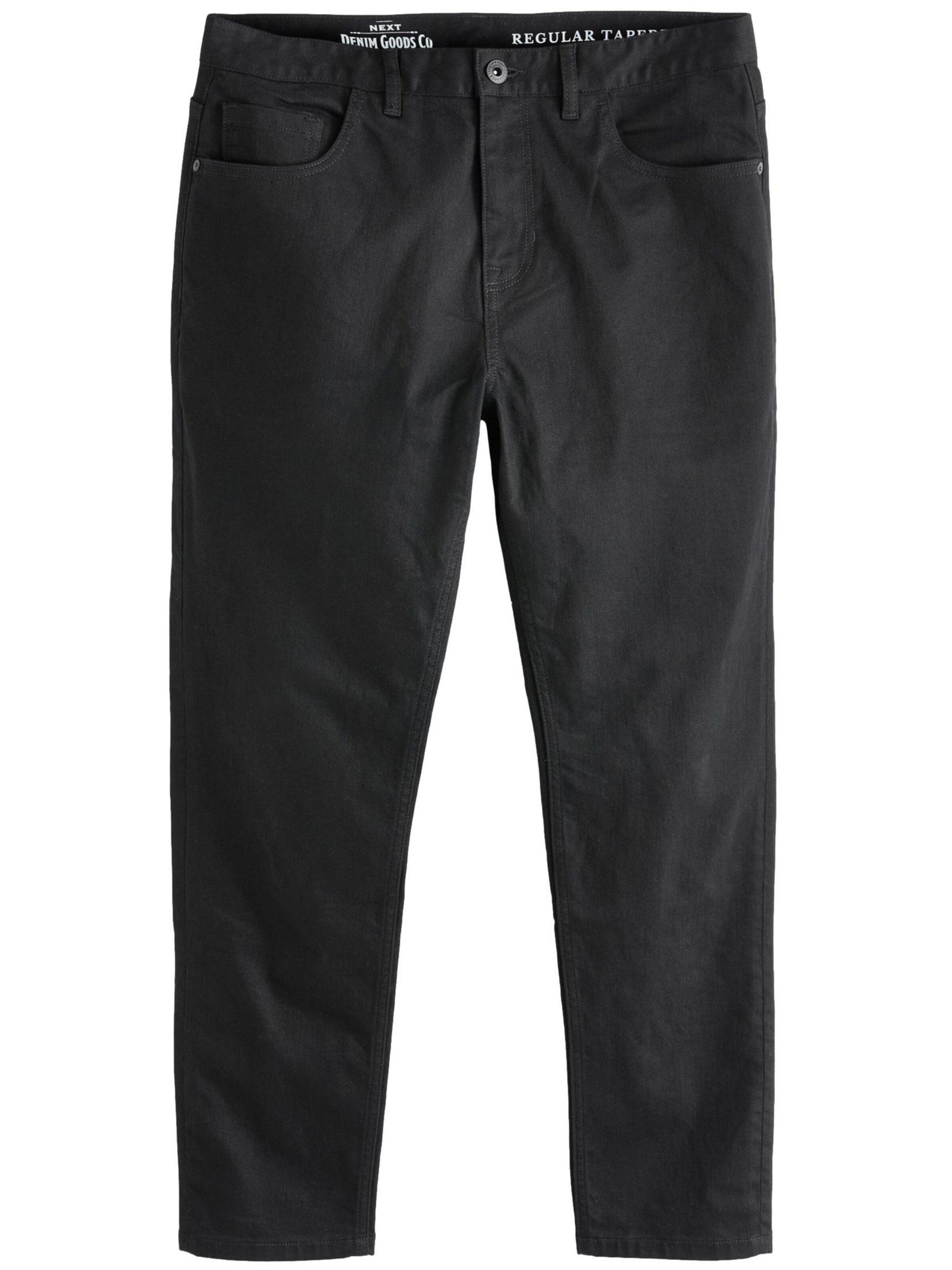 Next Обычный Джинсы в Черный: спереди