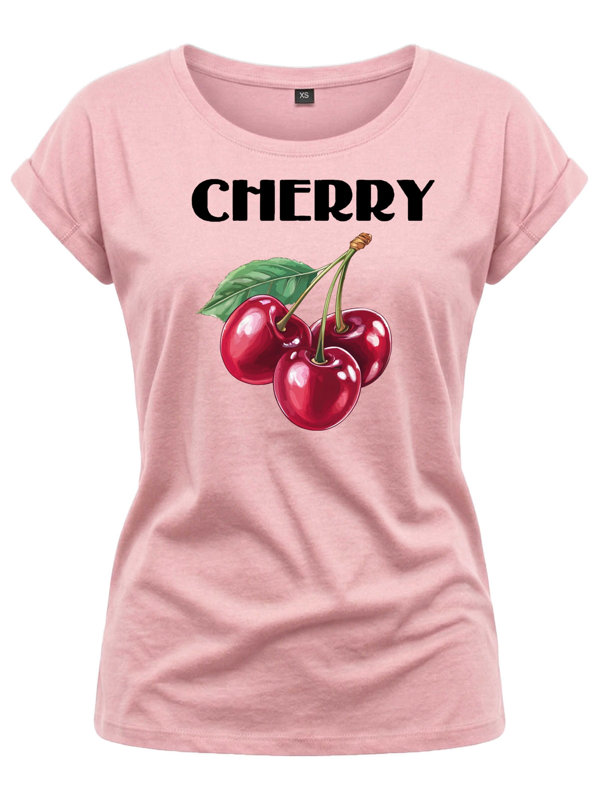 MAKAYA Shirt 'Cherry' in Pink: front