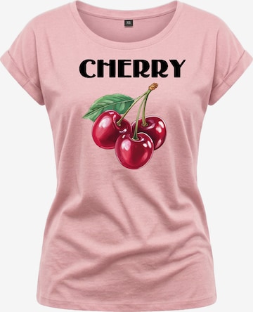 MAKAYA Shirt 'Cherry' in Pink: front