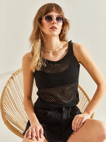Bianco Lucci Top 'Tanktops & Camis' | črna barva