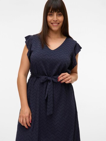 Vero Moda Curve Jurk 'VMCThas' in Blauw