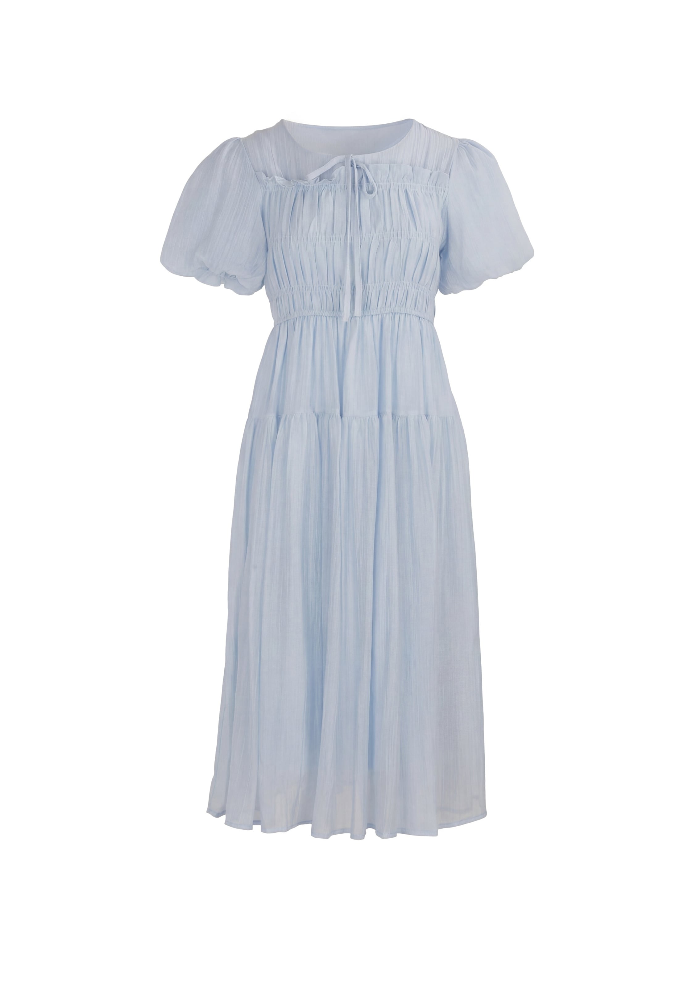 Robe usha FESTIVAL en bleu : devant