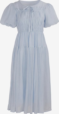Robe usha FESTIVAL en bleu : devant