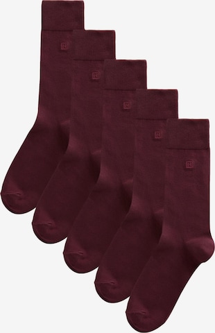 Chaussettes Next en rouge : devant