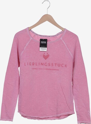 LIEBLINGSSTÜCK Sweatshirt & Zip-Up Hoodie in XS in Pink: front