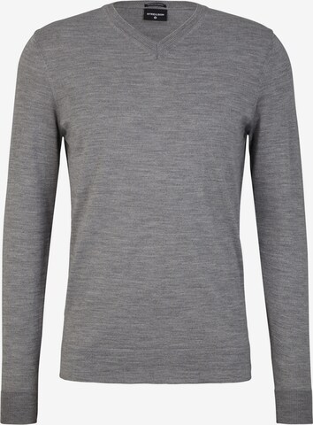 STRELLSON Sweater 'Marek' in Grey: front