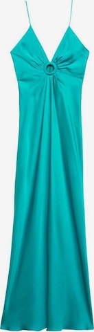 MANGO Aftonklänning 'Aurora' i grön: framsida