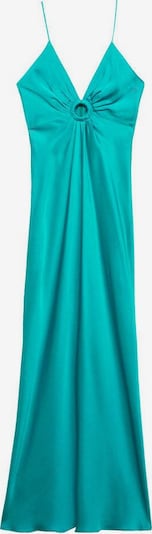 MANGO Večerna obleka 'Aurora' | turkizna barva, Prikaz izdelka