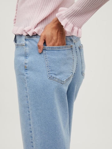 VILA Wide Leg Jeans 'Neina' in Blau