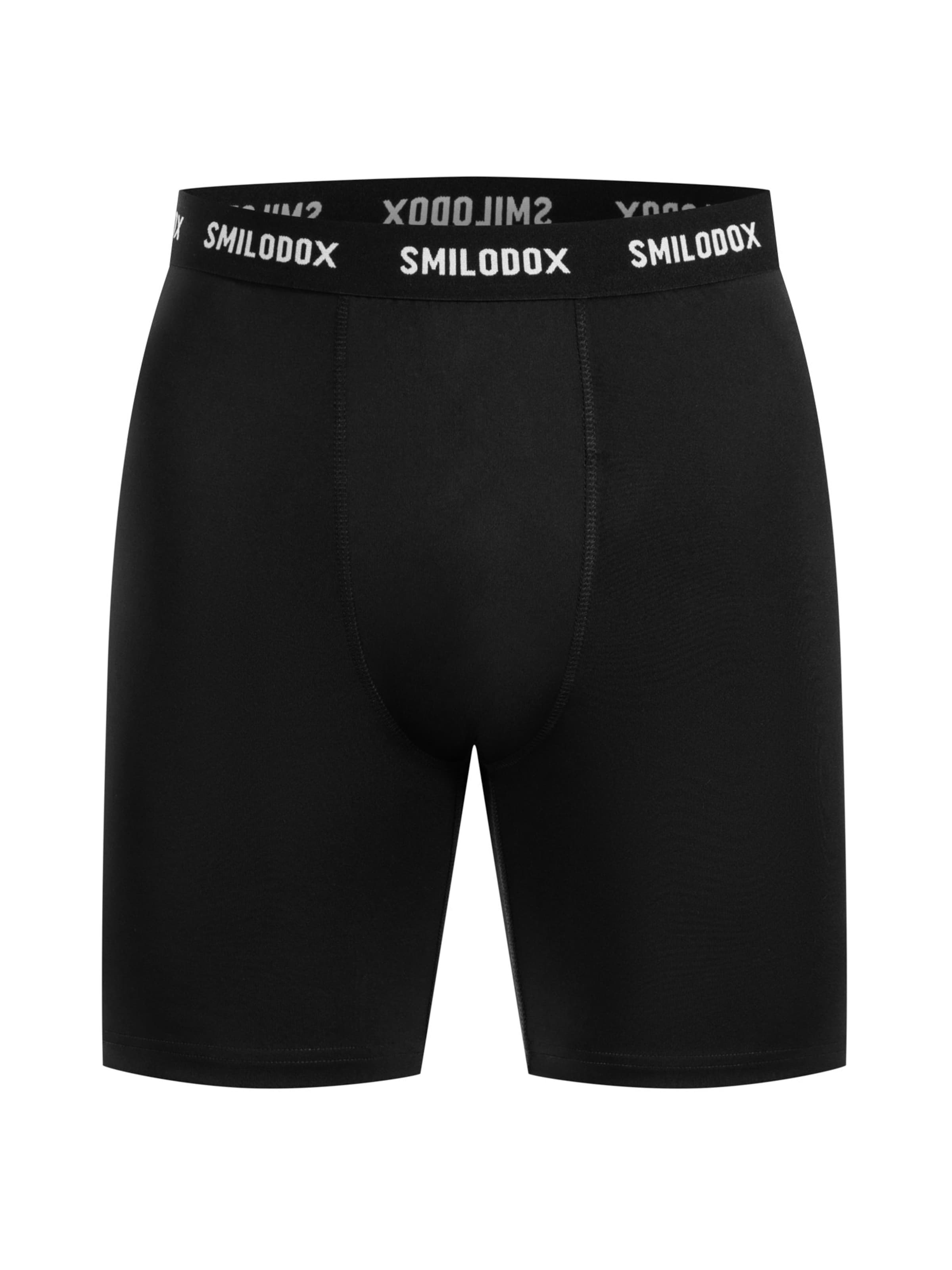 Smilodox Skinny Sports trousers ' Zeyn ' in Black: front