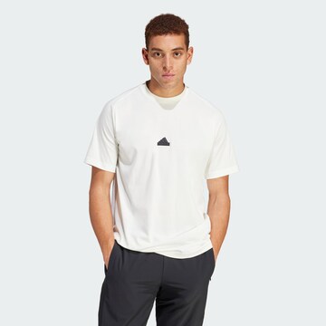 T-Shirt fonctionnel 'Z.N.E.' ADIDAS SPORTSWEAR en blanc : devant