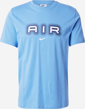 Nike Sportswear - Camiseta 'AIR' en azul: frente