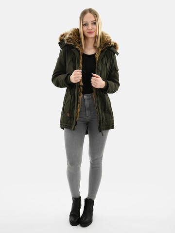 Parka d’hiver 'Daria' NAVAHOO en vert