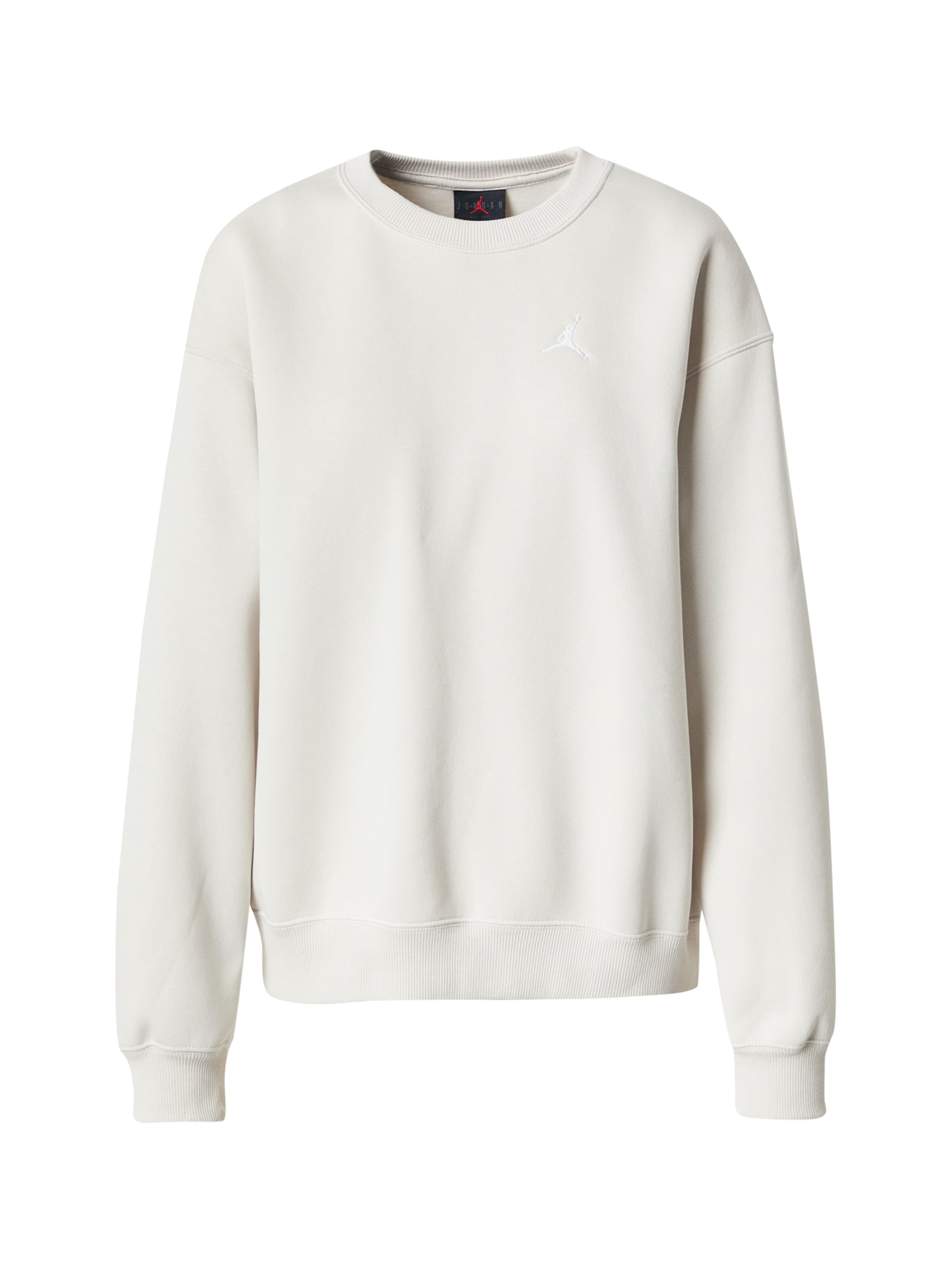 Jordan Sweatshirt 'BRKLN FLC' in White: front