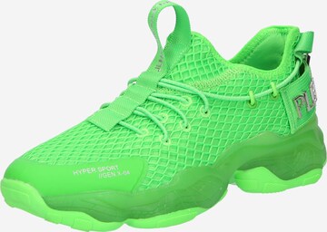 Plein Sport Platform trainers 'RUNNER' in Green: front