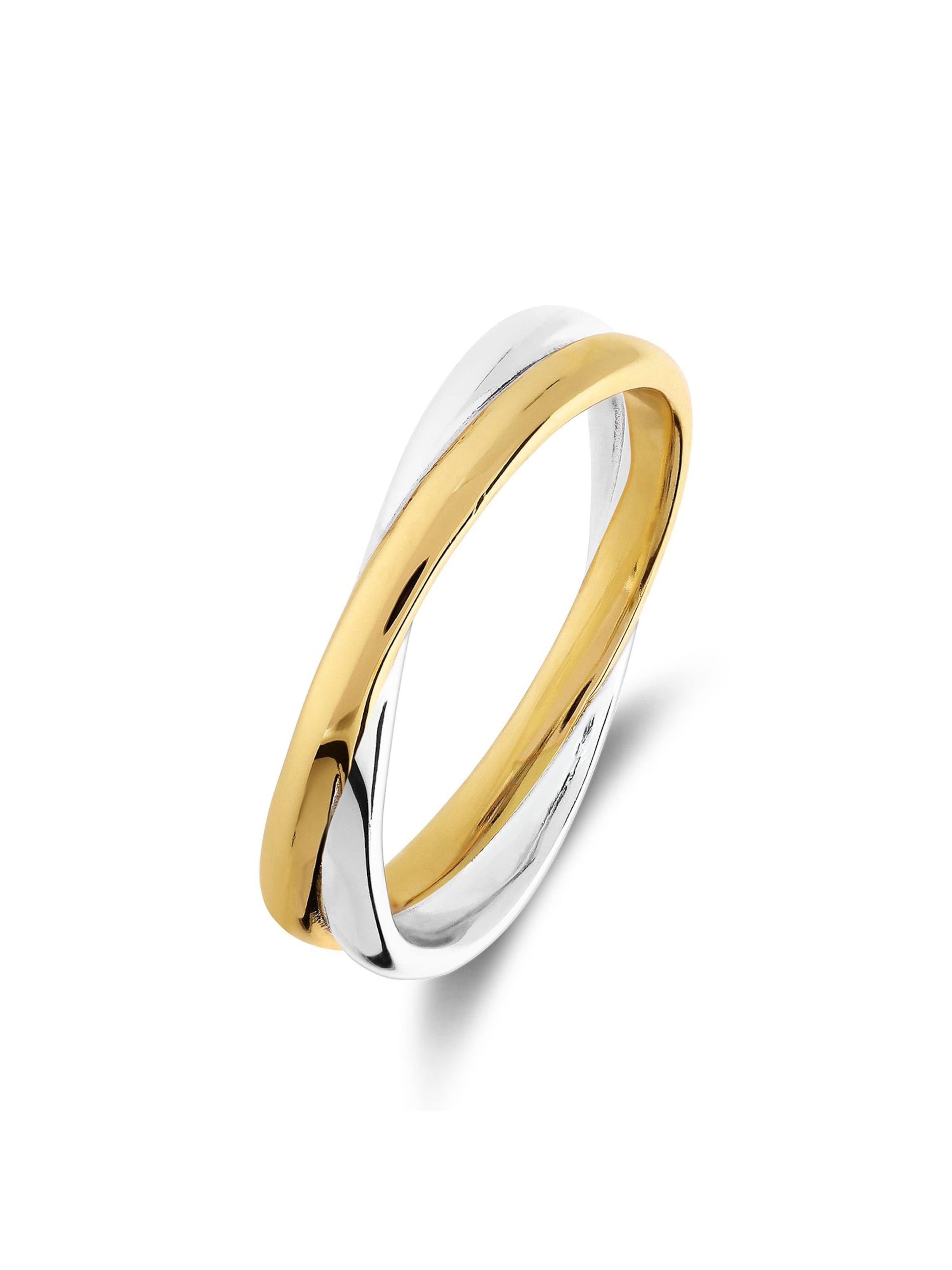 Lucardi Ring in Gold: front