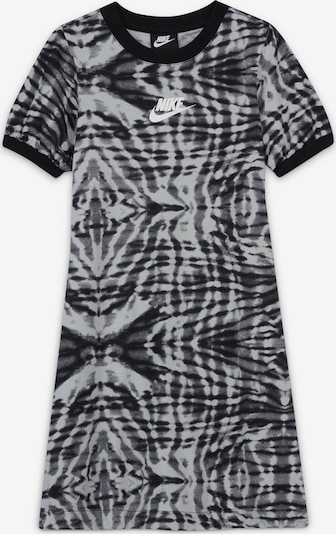 Nike Sportswear Robe en gris / pierre / noir / blanc, Vue avec produit