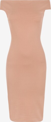 Makover - Vestido en beige: frente