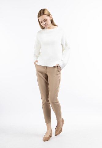 DreiMaster Klassik Sweater in White