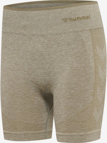 Skinny Pantalon de sport Hummel en beige
