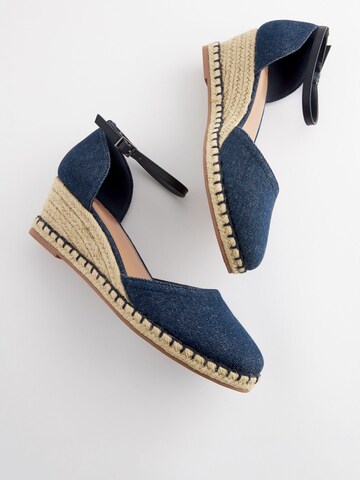 Next Strap Sandals in Blue
