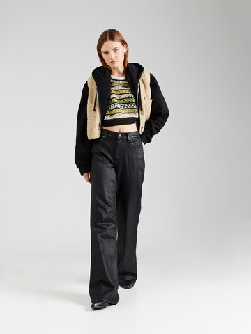 7 for all mankind Wide leg Jeans 'LOTTA' i svart