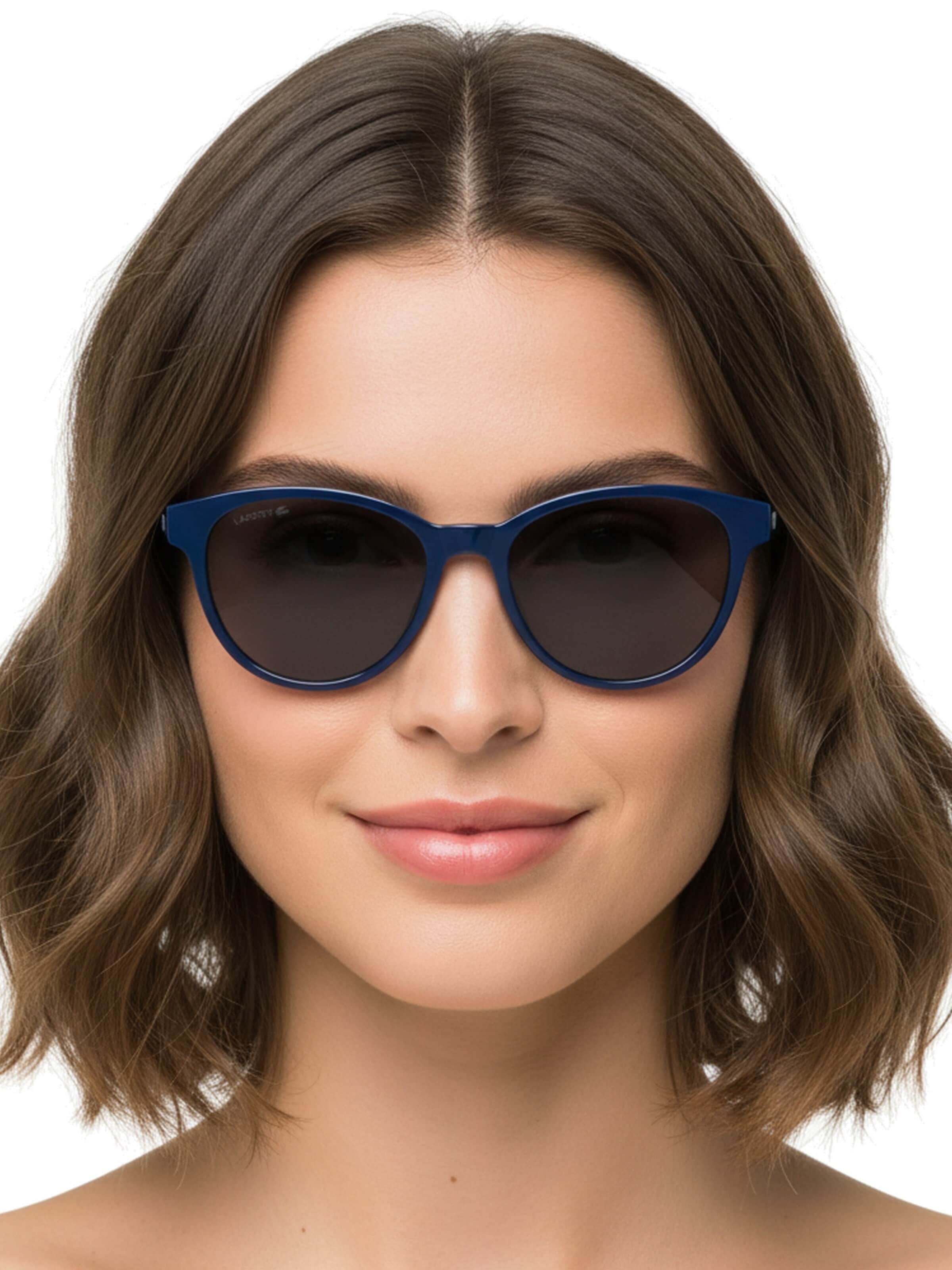 Occhiali da sole di LACOSTE in blu: frontale
