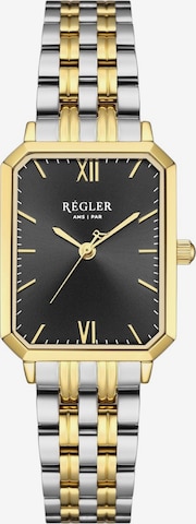 Montre à affichage analogique 'Régler Élégance Steel Bicolor Silver/Gold - Black' Régler en or : devant