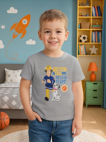 Feuerwehrmann Sam Shirt 'Rescue Team'‌‌‌‌‌‌‌‌ in Grau