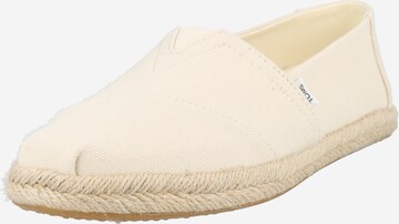 TOMS Эспадрильи 'ALPARGATA ROPE' в Бежевый: спереди