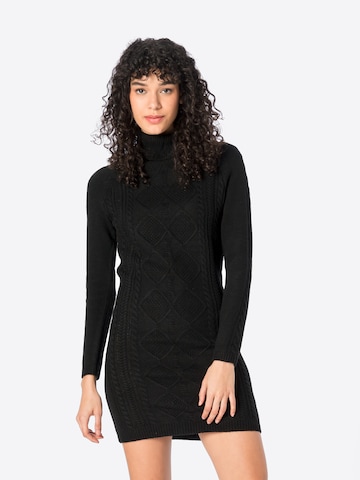 GUESS - Vestido de malha 'Elisabeth' em preto: frente