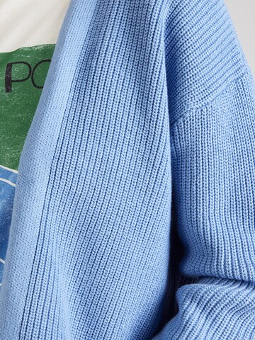 TAIFUN Πλεκτή ζακέτα σε μπλε